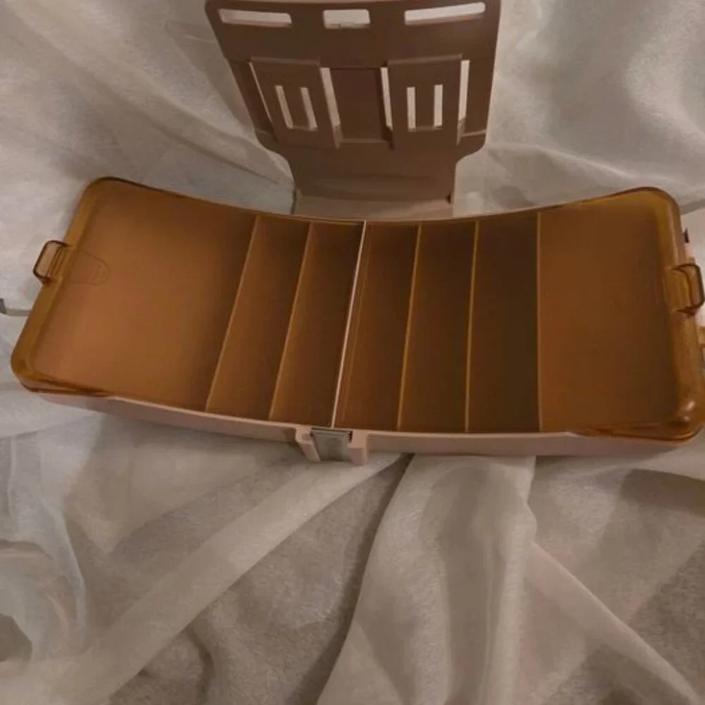 VTG Outdoorsman Fishing Partner Strap-On Tackle Box Waist Belt Fishing Tan - Picture 4 of 9